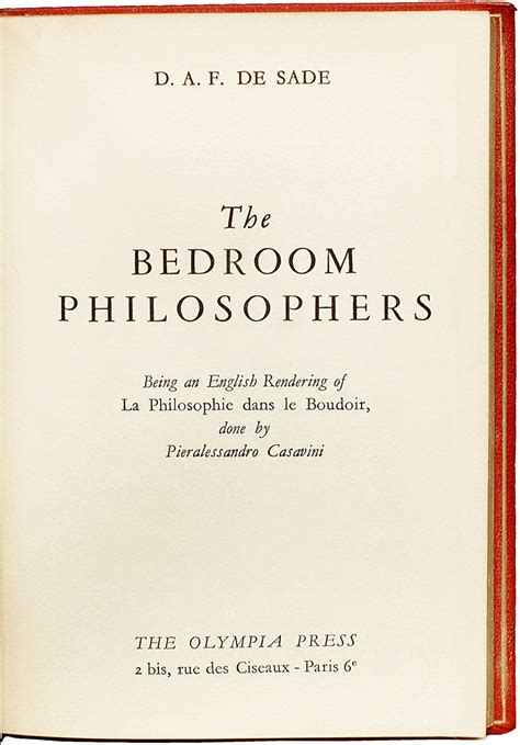 卧房里的哲学pdf|The Bedroom Philosophers : Marquis de Sade